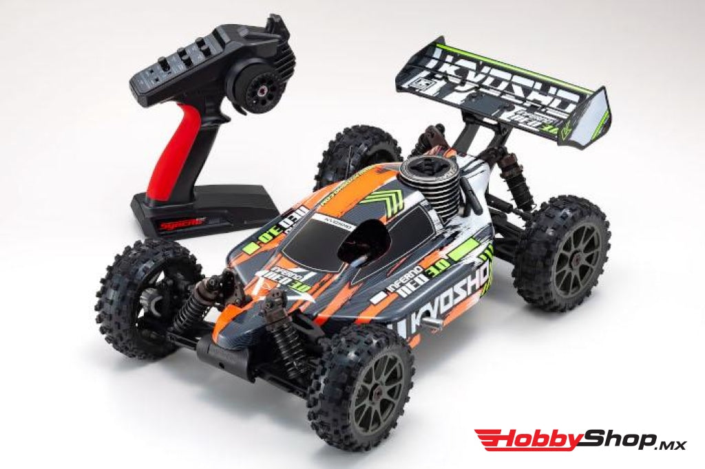 Kyosho - Inferno Neo 3.0 Type-3 Readyset 1/8 Off Road Buggy (Orange) W/kt-231P 2.4Ghz En Existencia