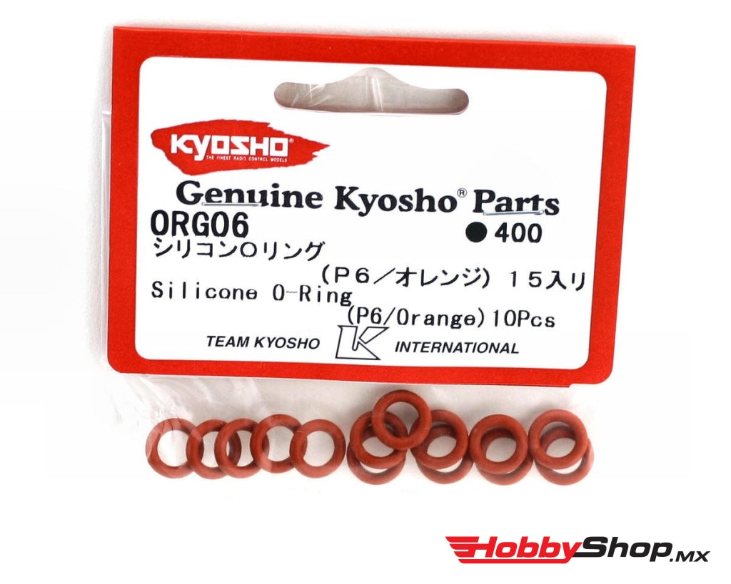 Kyosho - Junta Tórica De Silicona (P6 / Naranja 15 Piezas) En Existencia