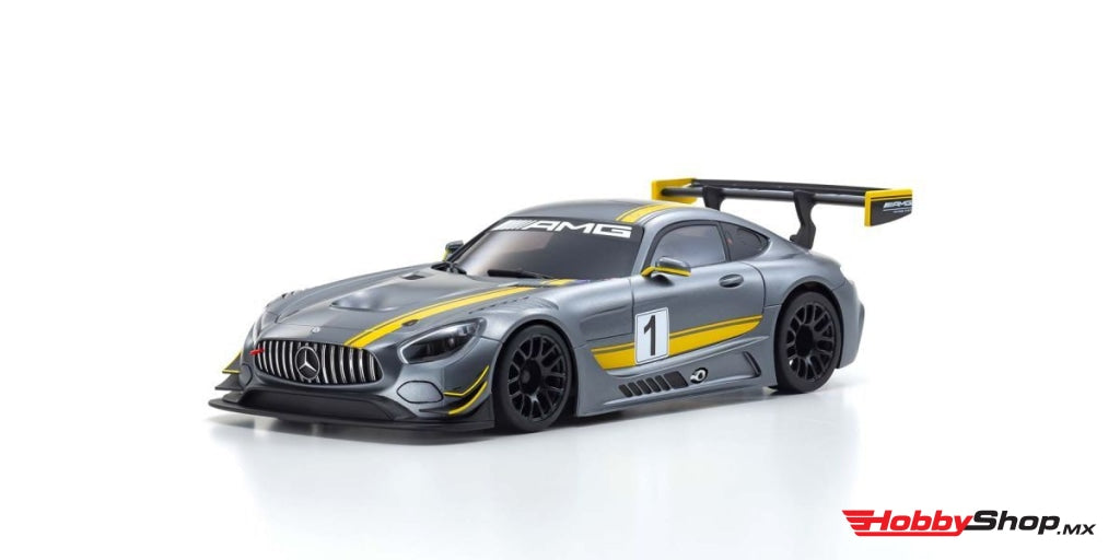 Kyosho - Mini-Z Asc Mr03W-Mm Mercedes-Amg Gt3 Gray/Yellow Body En Existencia