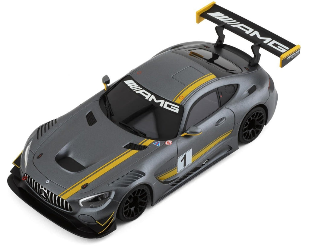 Kyosho - Mini-Z Asc Mr03W-Mm Mercedes-Amg Gt3 Gray/Yellow Body En Existencia