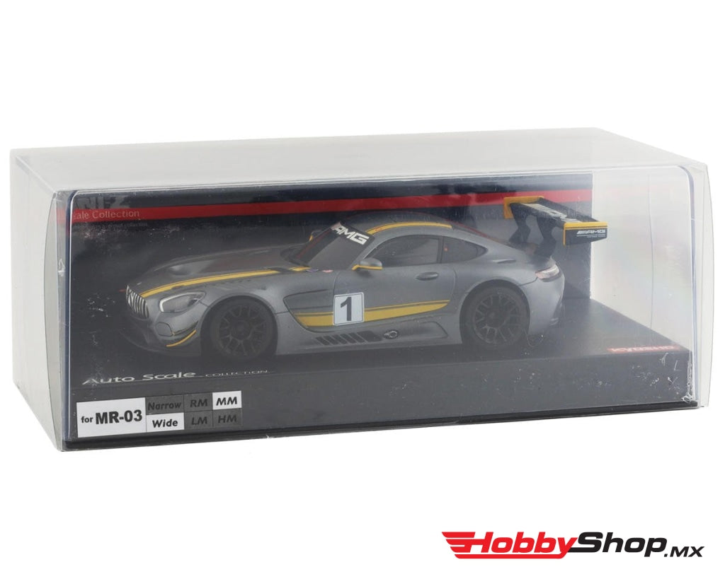 Kyosho - Mini-Z Asc Mr03W-Mm Mercedes-Amg Gt3 Gray/Yellow Body En Existencia