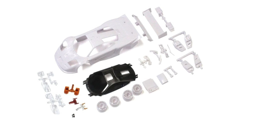 Kyosho - Mini-Z Mclaren F1 Gtr White Body Set(W/Wheel) En Existencia