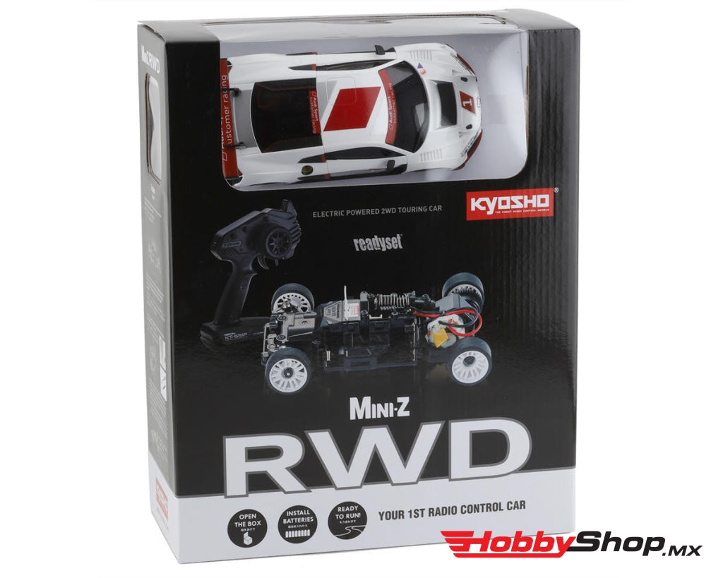 Kyosho - Mini-Z Rwd Audi R8 Lms 2015 White Readyset Rtr En Existencia