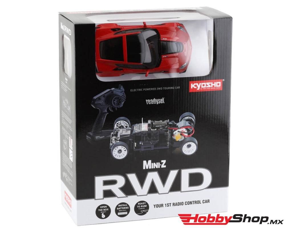 Kyosho - Mini-Z Rwd Series Ready Set Chevrolet Corvette Zr1 Torch Red (With Led) En Existencia