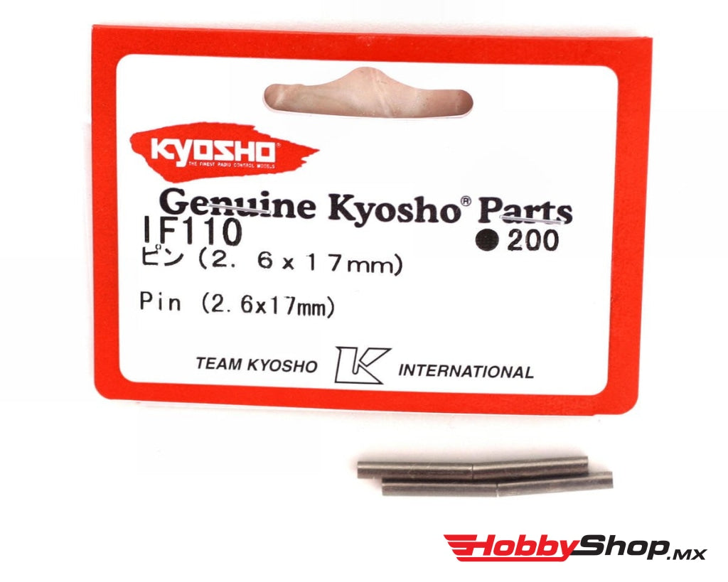 Kyosho - Pasadores De Rueda 2.6X17 Mm (4 Piezas) En Existencia