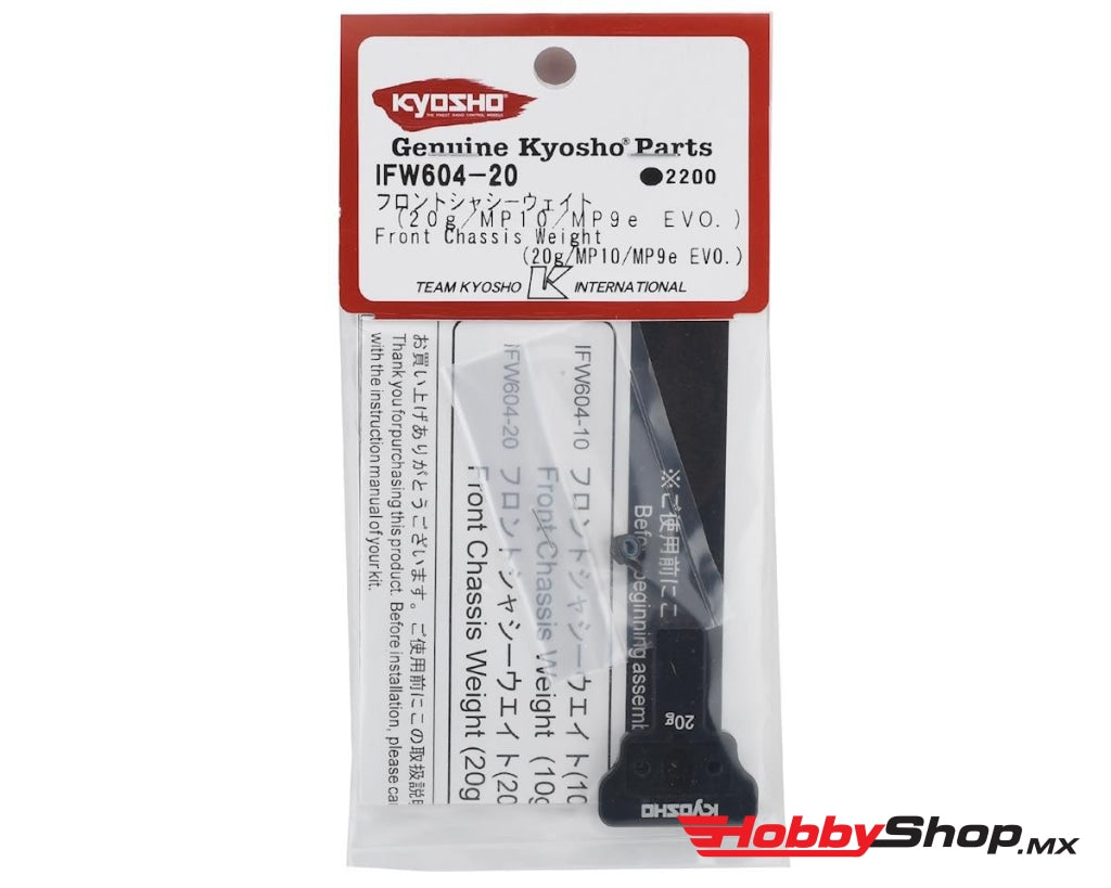 Kyosho - Peso Del Chasis Delantero (20G/mp10/mp9E Evo.) En Existencia