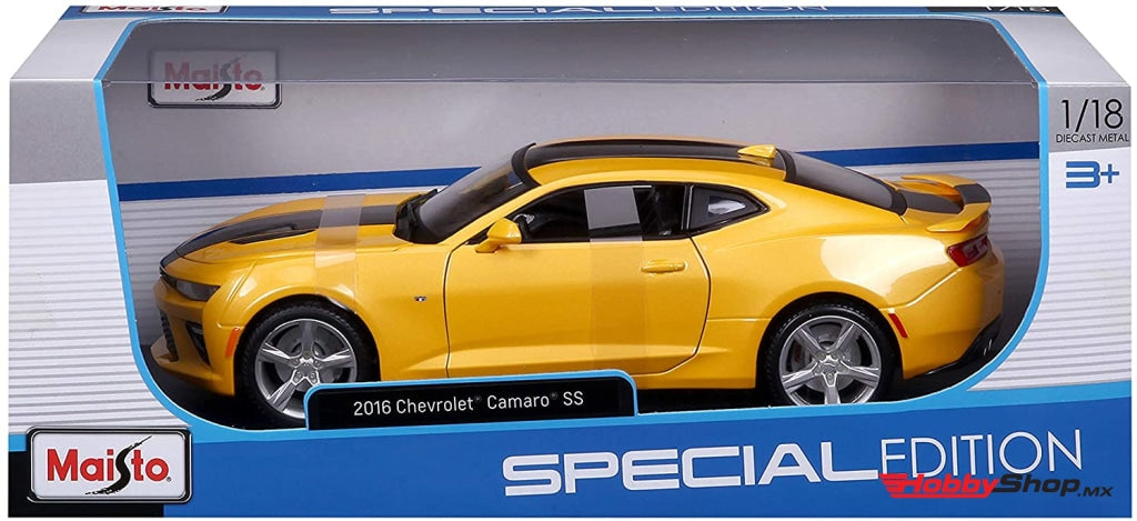 Maisto - 2016 Chevrolet Camaro Ss Escala 1/18 En Existencia