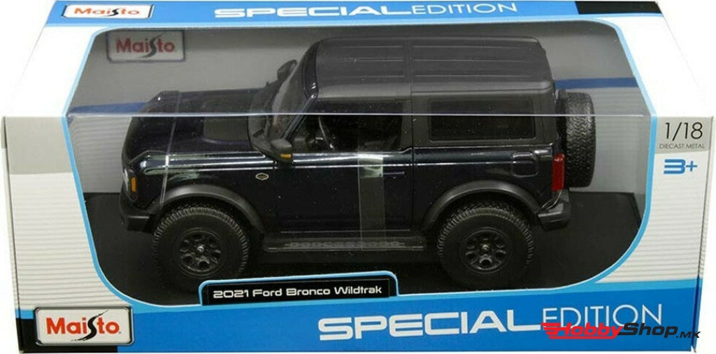 Maisto - 2021 Ford Bronco Wildtrak Escala 1:18 En Existencia