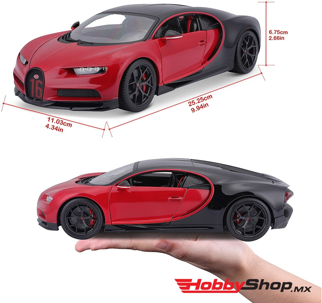 Maisto - Bugatti Chiron Sport Escala 1/18 En Existencia
