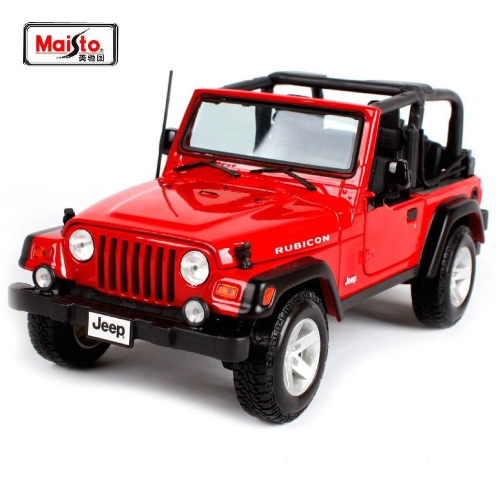 Maisto - Jeep Wrangler Rubicon Escala 1/18 En Existencia