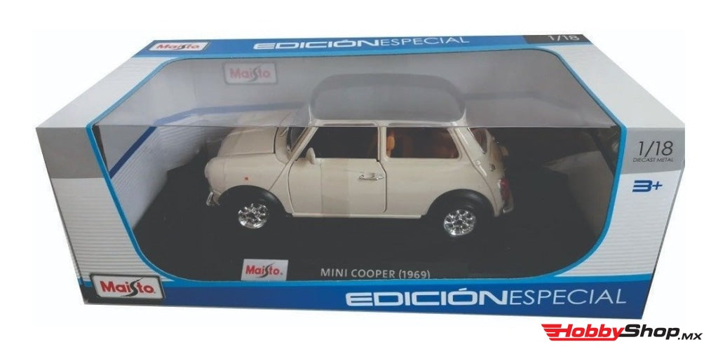 Maisto - Mini Cooper (1969) Escala 1/18 En Existencia