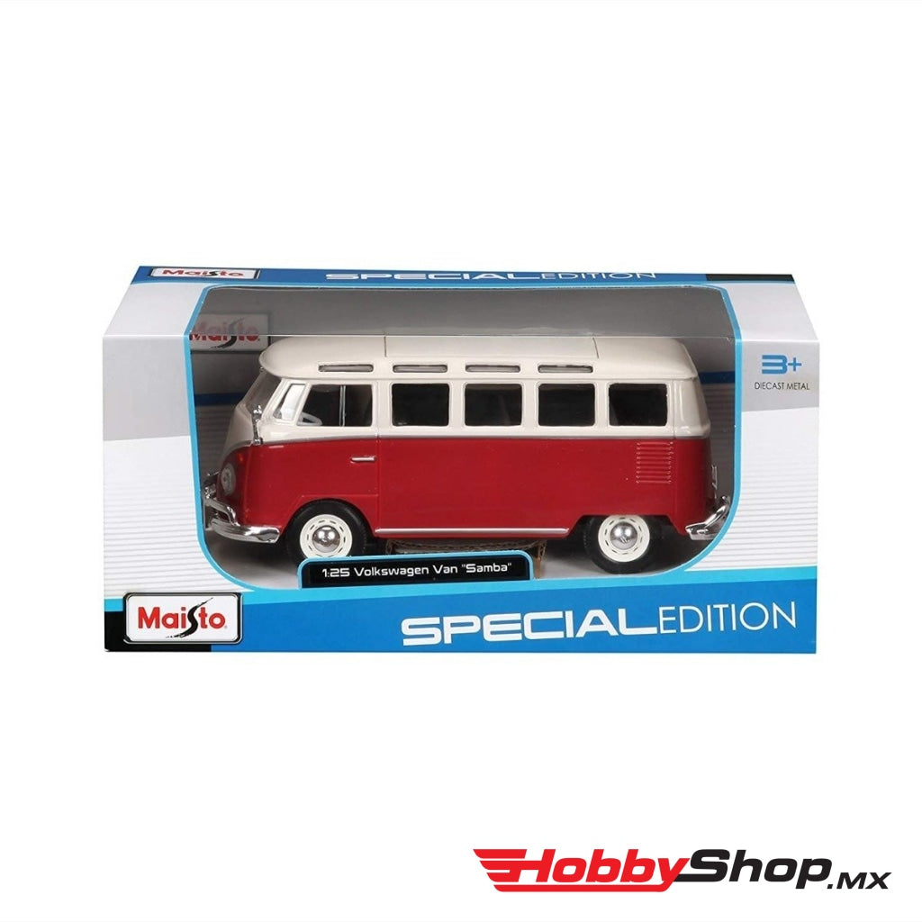 Maisto - Volkswagen Van Samba Escala 1/25 En Existencia