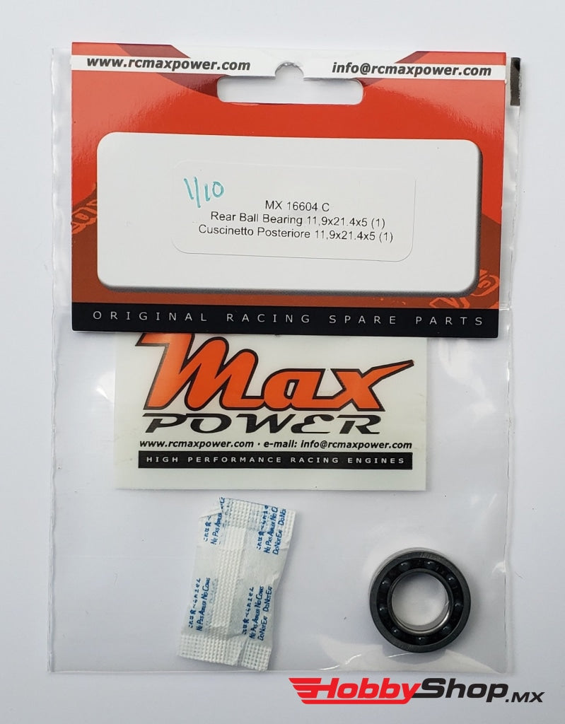 Max Power - Rear Ball Bearing 11.9 X 21.4 5.3 En Existencia