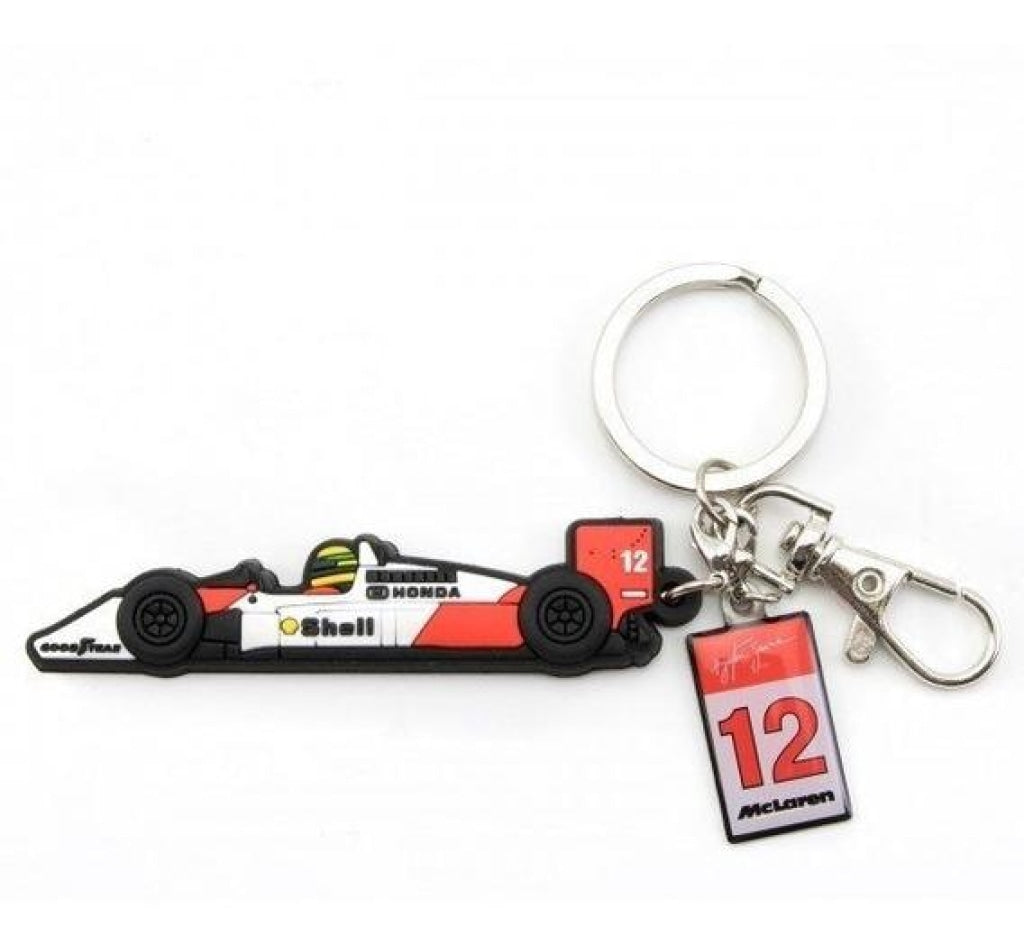 Mba-Sport - Ayrton Senna Llavero Mclaren Blanco / Rojo En Existencia