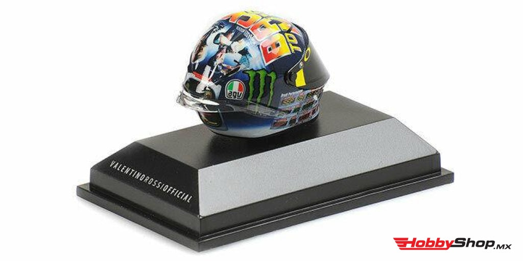 Minichamps - Agv Helmet Valentino Rossi Motogp Misano 2018 En Existencia