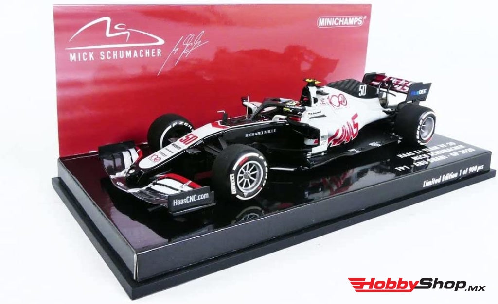 Minichamps - Haas F1 Vf-20 #50 Fp1 Abu Dhabi Gp 2020 Mick Schumacher Escala 1:43 En Existencia