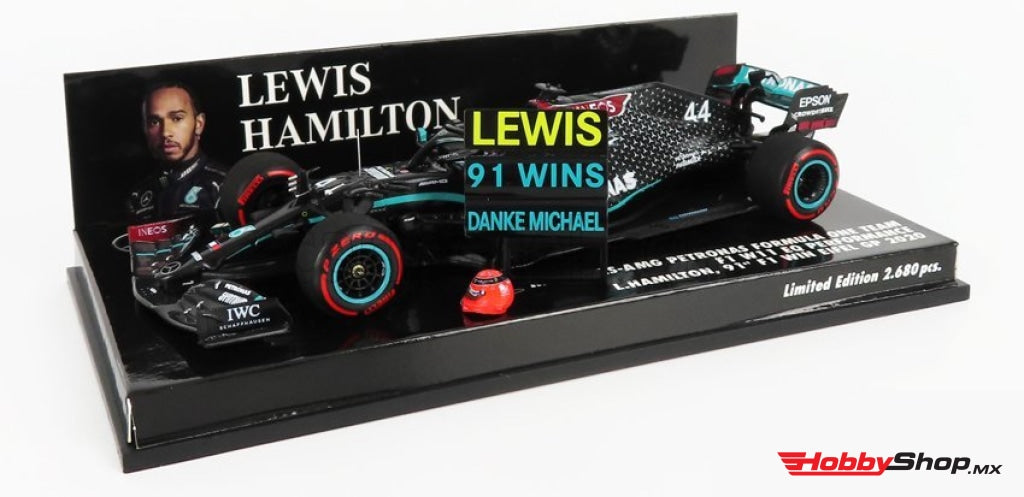 Minichamps - Mercedes-Amg Petronas F1 W11 Eq Performance Lewis Hamilton 91St Win Eifel Gp 2020