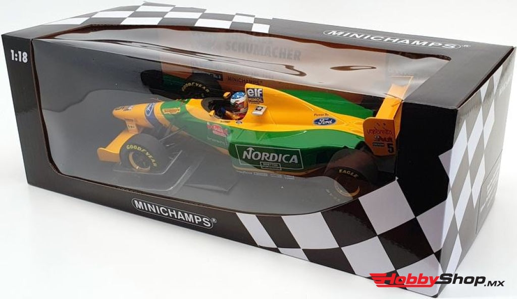 Minichamps - Michael Schumacher Benetton B193B #5 Winner Portugal Gp F1 1993 Escala 1:18 En