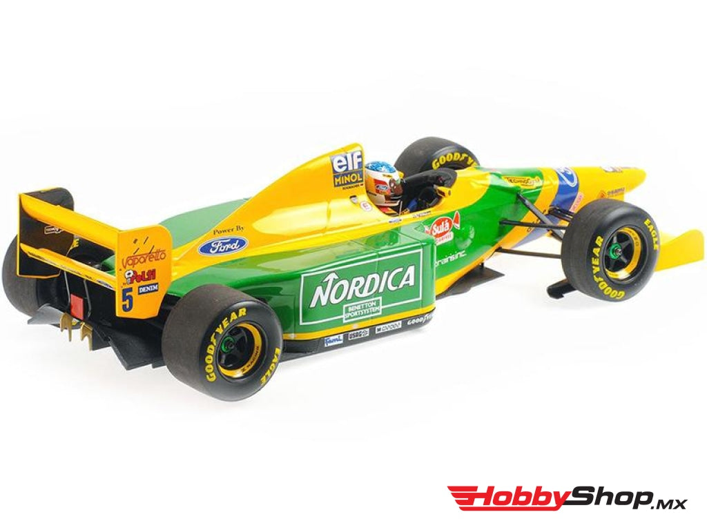 Minichamps - Michael Schumacher Benetton B193B #5 Winner Portugal Gp F1 1993 Escala 1:18 En