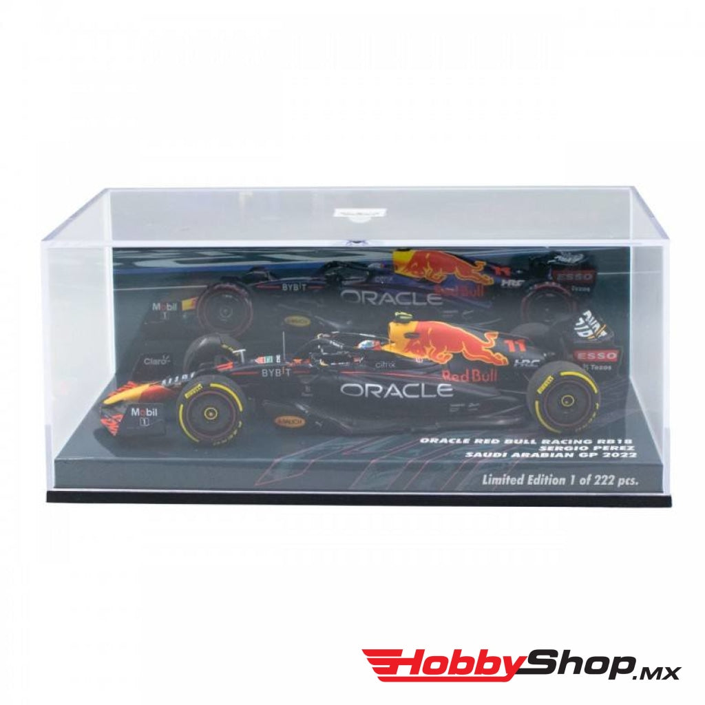 Minichamps - Oracle Red Bull Racing Rb18 #11 Sergio Pérez Saudi Arabian Gp 2022 Escala 1:43 En