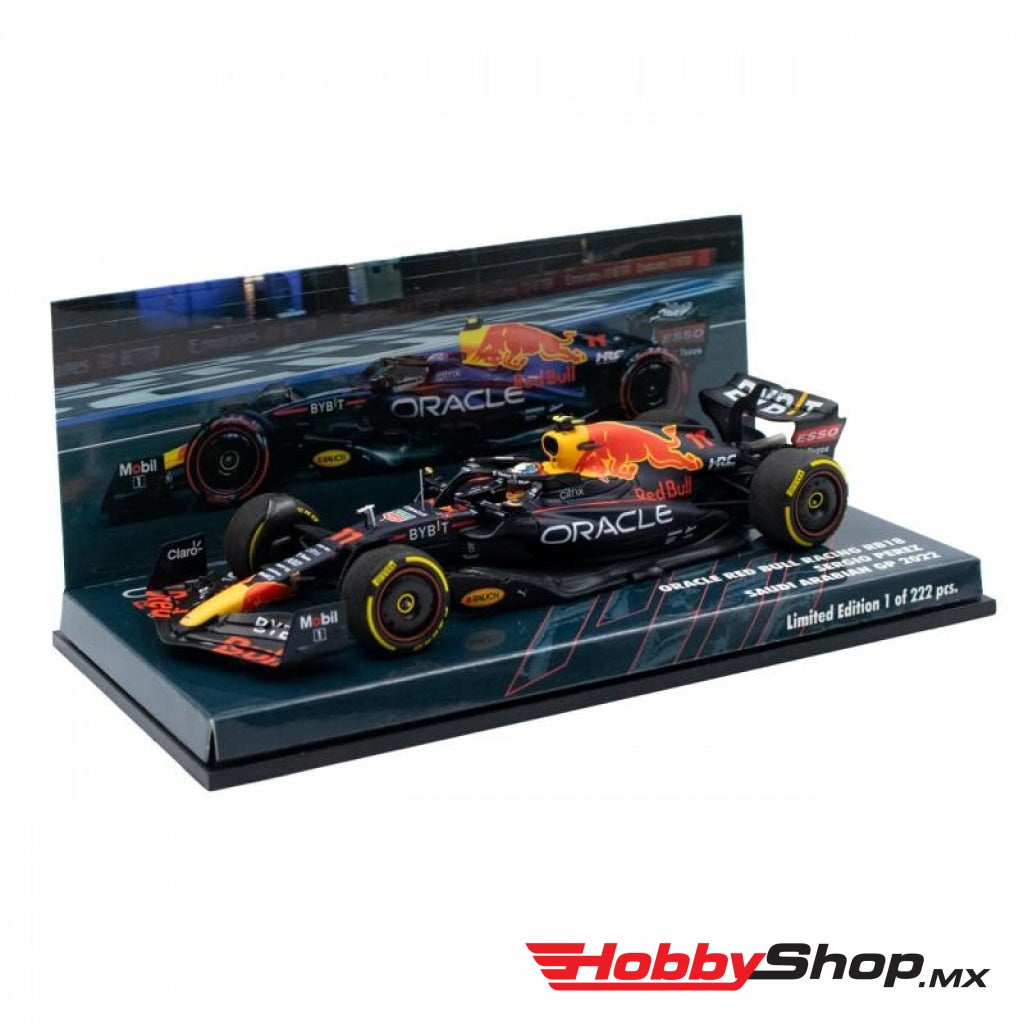 Minichamps - Oracle Red Bull Racing Rb18 #11 Sergio Pérez Saudi Arabian Gp 2022 Escala 1:43 En