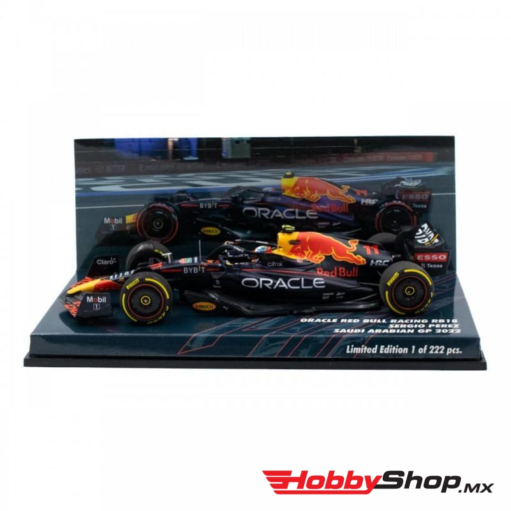 Minichamps - Oracle Red Bull Racing Rb18 #11 Sergio Pérez Saudi Arabian Gp 2022 Escala 1:43 En