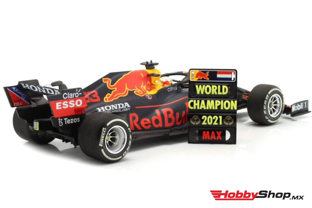 Minichamps - Red Bull F1 Rb16B Honda Ra620H Team Aston Martin #33 Winner Abu Dhabi Gp With Pit Board