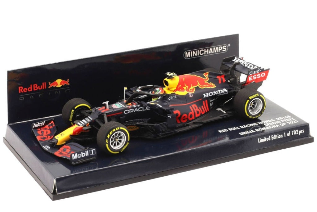 Minichamps - Red Bull Racing Honda Rb16B #11 Sergio Pérez Emilia Romagna Gp F1 2021 Escala 1:43 En