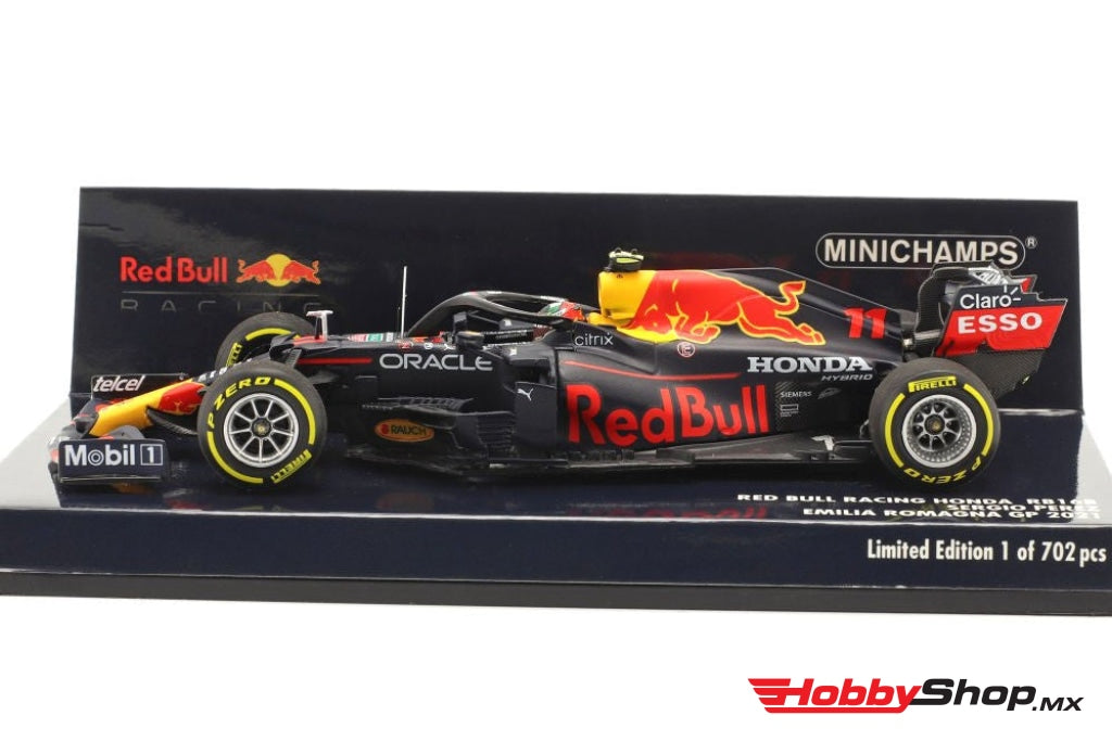 Minichamps - Red Bull Racing Honda Rb16B #11 Sergio Pérez Emilia Romagna Gp F1 2021 Escala 1:43 En