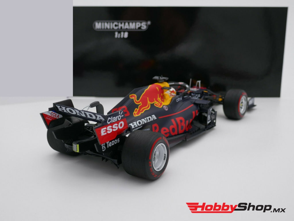 Minichamps - Red Bull Racing Honda Rb16B Max Verstappen Mónaco Gp 2021 Escala 1:18 En Existencia