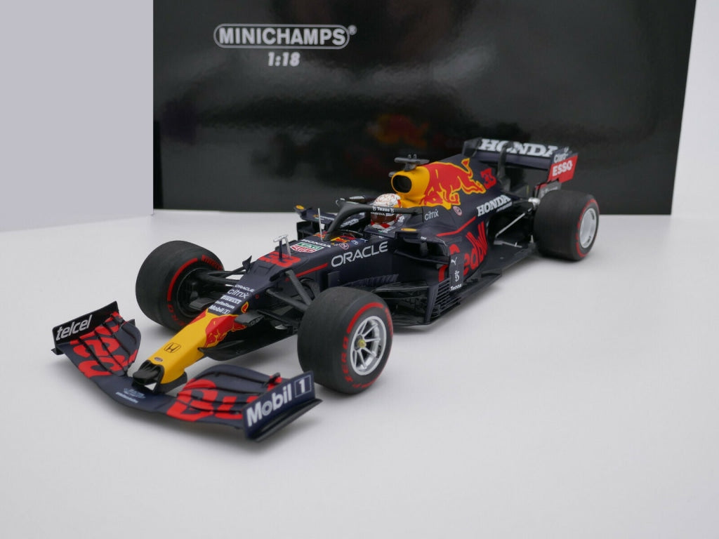 Minichamps - Red Bull Racing Honda Rb16B Max Verstappen Mónaco Gp 2021 Escala 1:18 En Existencia