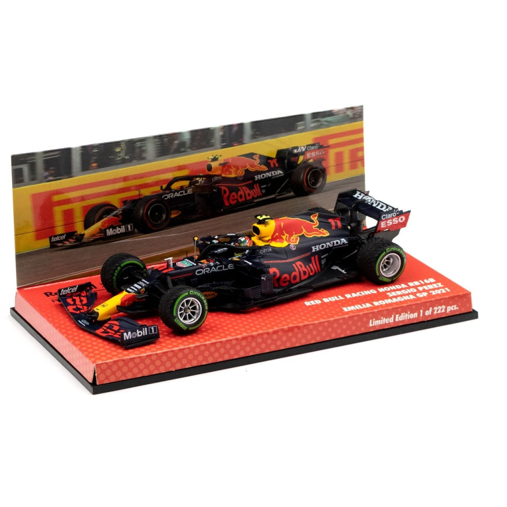 Minichamps - Red Bull Racing Rb16B #11 Sergio Pérez Emilia Romagna Gp 2021 Escala 1:43 En Existencia