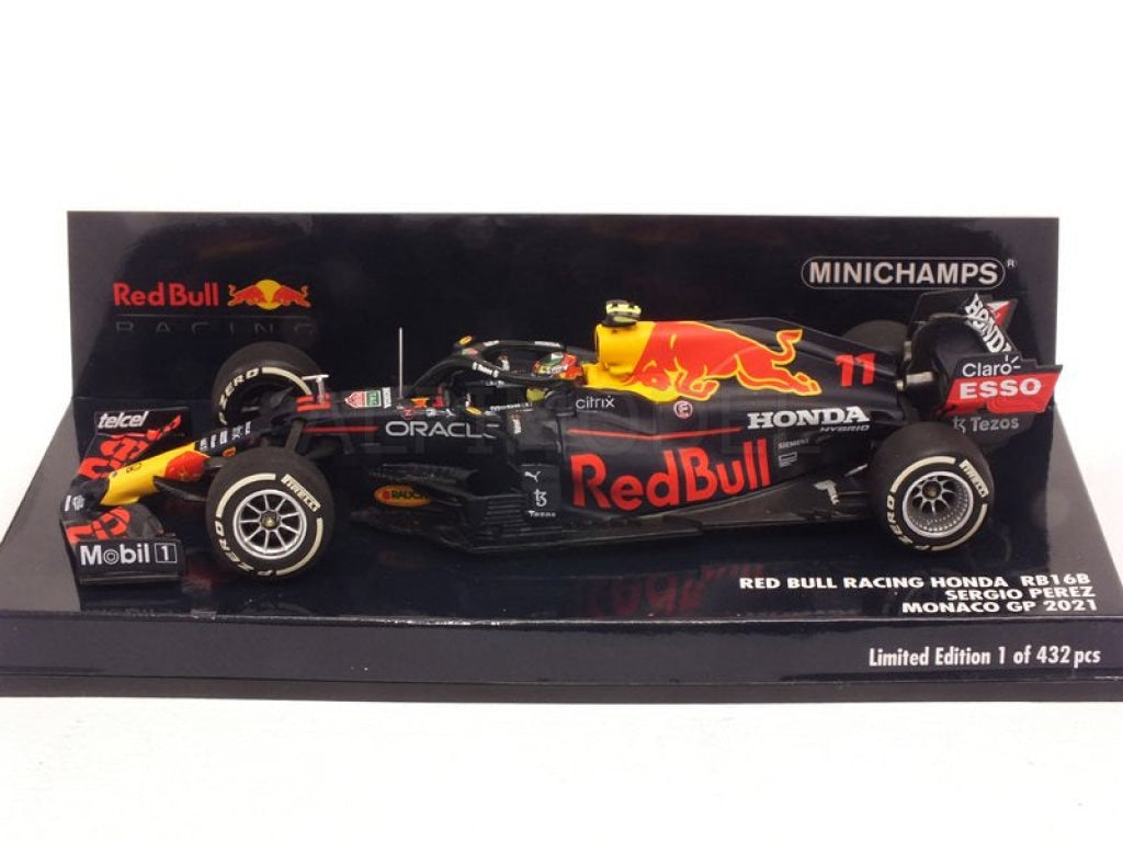 Minichamps - Red Bull Rb16B #11 Sergio Pérez Monaco Gp 2021 Escala 1:43 En Existencia