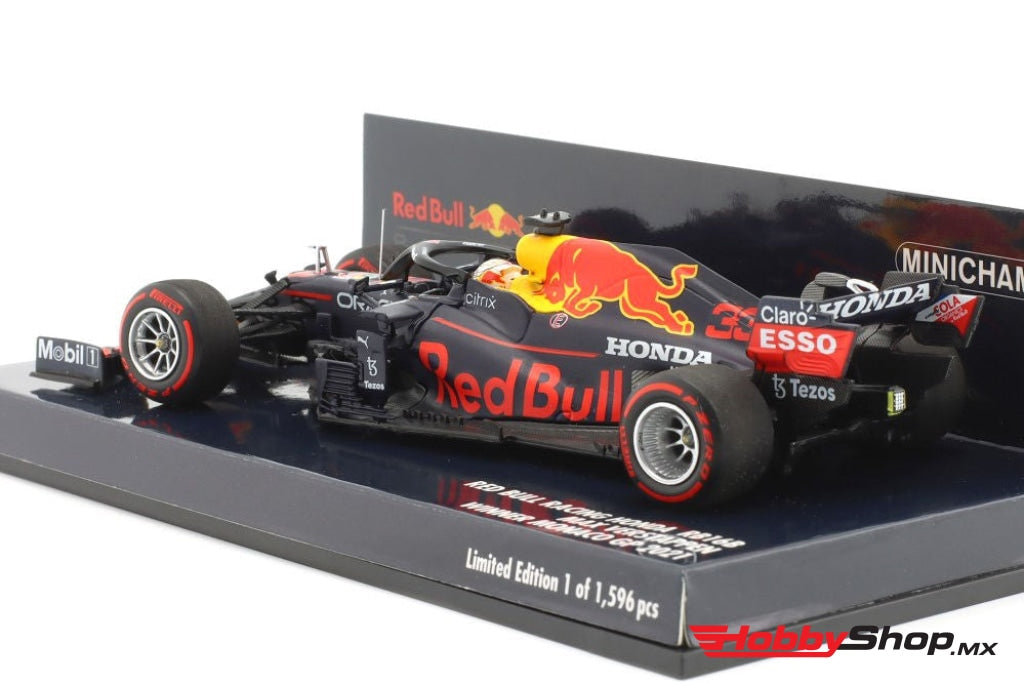 Minichamps - Red Bull Rb16B #33 Max Verstappen Ganador Monaco Gp 2021 Escala 1:43 En Existencia