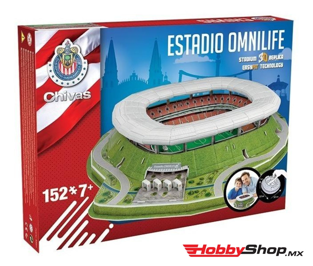 Nanostad - Puzzle 3D Estadio Omnilife En Existencia