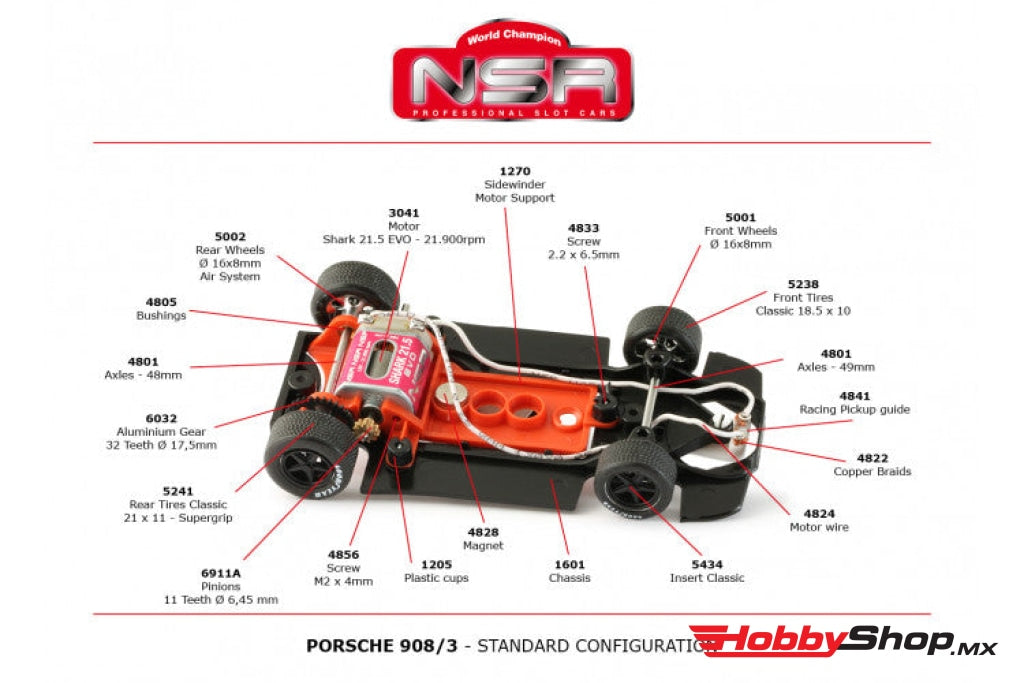 Nsr - Porsche 908/3 Gulf Edition Nurburgring 1971 #1 Escala 1/32 En Existencia