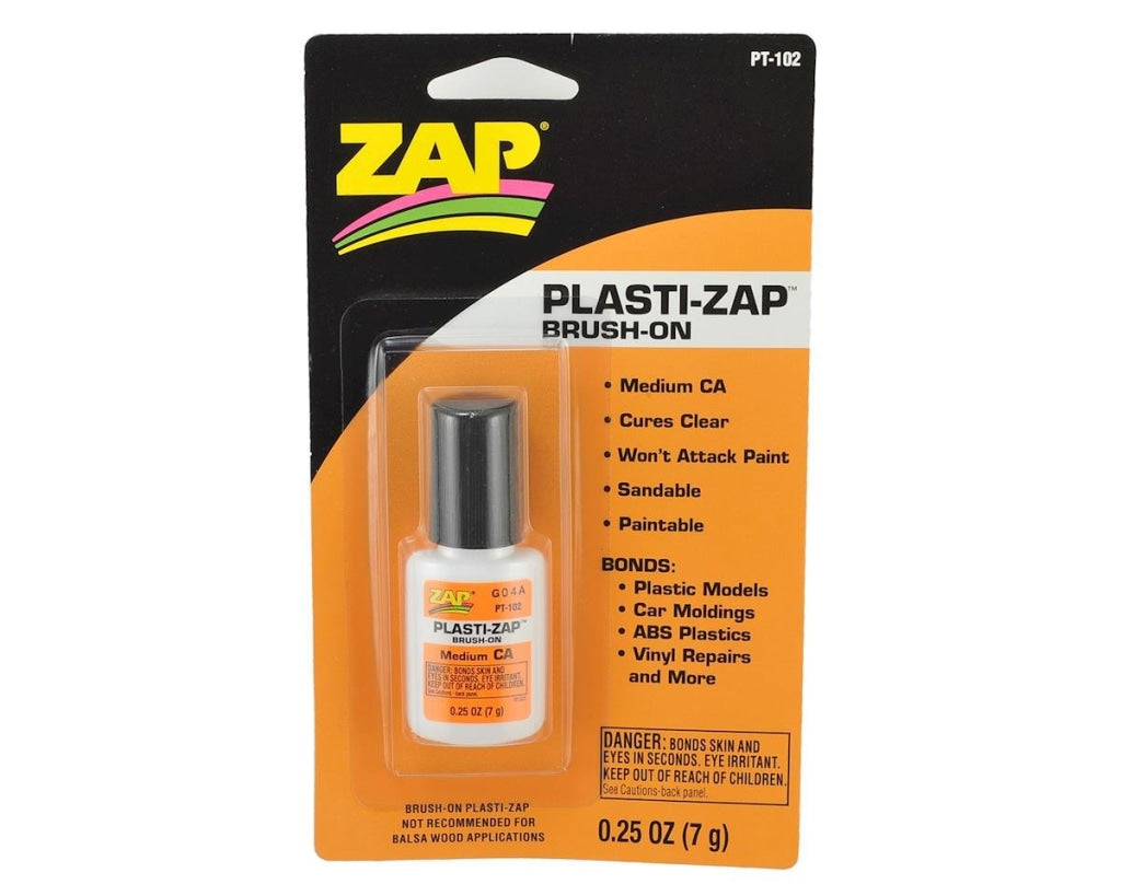 Pacer Technology - Brush-On Plasti-Zap Glue 1/4Oz En Existencia