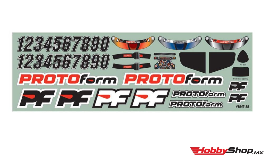 Proline Racing - F1-Fifteen Carrocería Transparente Para 1/10 F1 Cars En Existencia