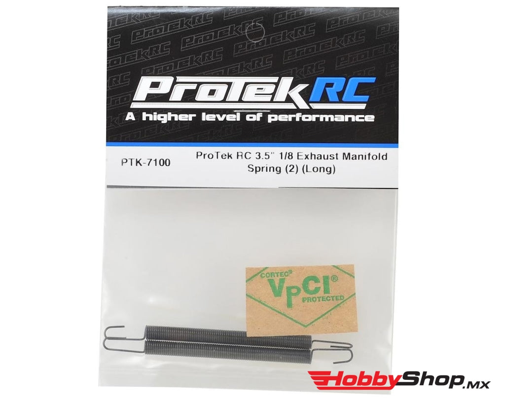 Protek Rc - 3.5 1/8 Exhaust Manifold Spring (2) (Long) En Existencia