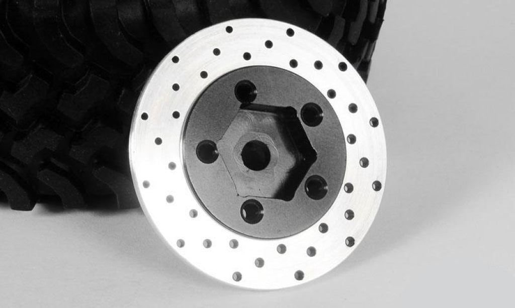 Rc4Wd - 1.9 5 Lug Steel Wheel Hex Hub With Brake Rotor En Existencia