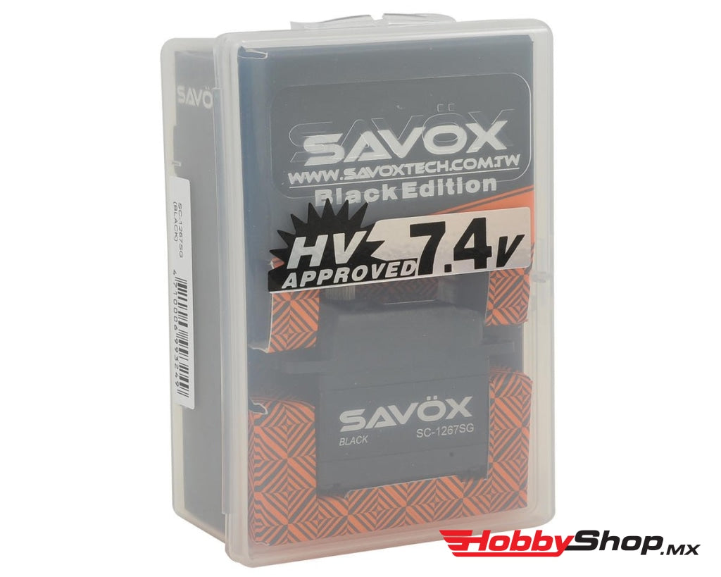 Savox - Black Edition High Torque Digital Servo 0.09Sec / 277Oz @ 7.4V En Existencia