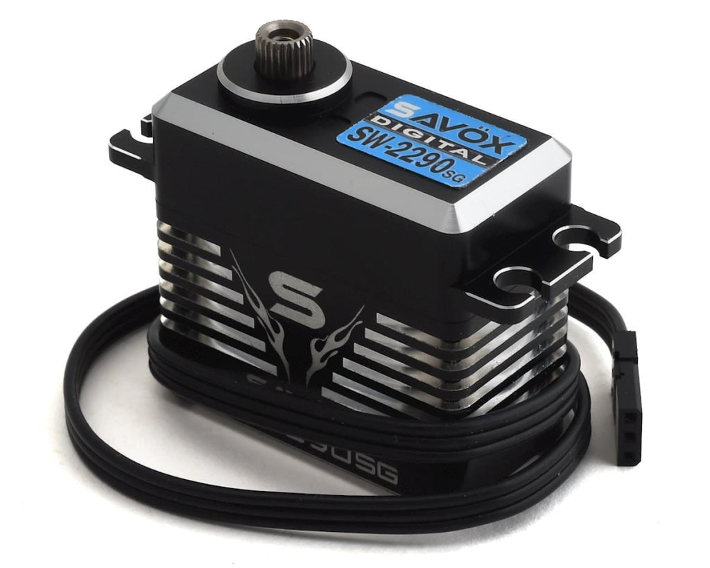 Savox - Waterproof Premium High Voltage Brushless Digital Servo 0.11Sec / 972.1Oz @ 8.4V Black