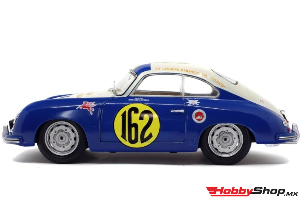 Solido - Porsche 356 Super Carrera Panamericana 1953 M. Lippmann #162 Escala 1:18 En Existencia
