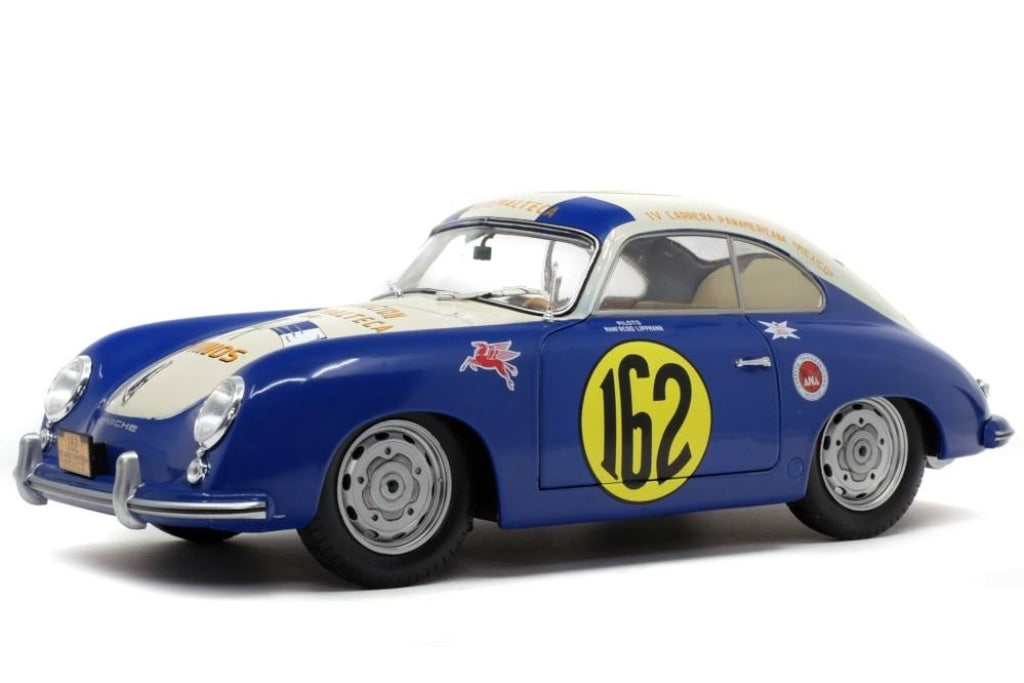 Solido - Porsche 356 Super Carrera Panamericana 1953 M. Lippmann #162 Escala 1:18 En Existencia