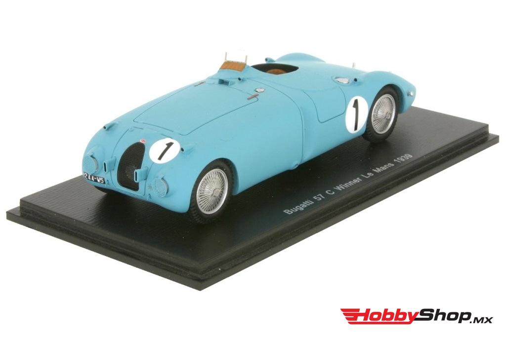 Spark - Bugatti 57 C #1 Winner 24H Le Mans 1939 Jean P. Wimille Veyron Escala 1:43 En Existencia