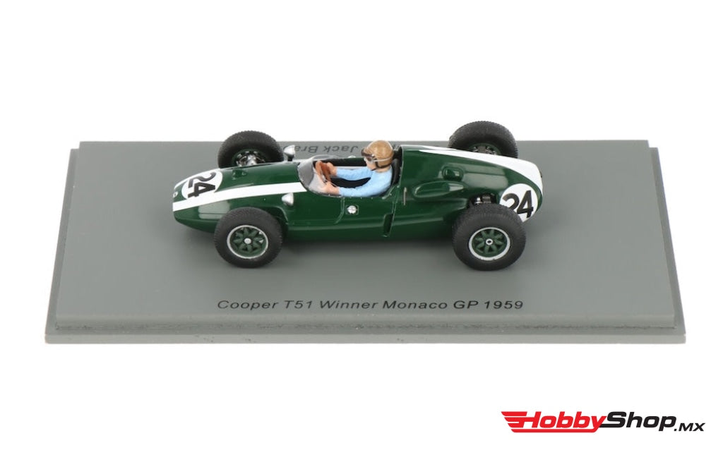 Spark - Cooper F1 T51 Climax Team Car Company #24 Winner Monaco Gp Jack Brabham 1959 World Champion