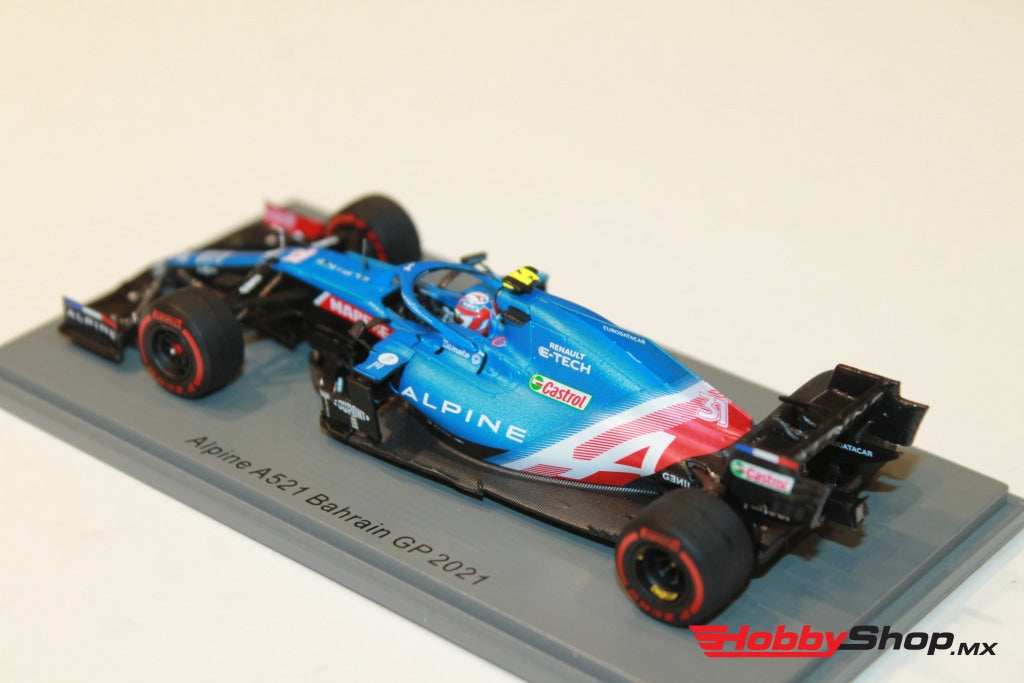 Spark - Renault F1 A521 E-Tech 20B Team Alpine #31 Bahrain Gp 2021 Esteban Ocon Escala 1:43 En