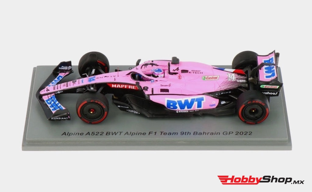 Spark - Renault F1 A522 Team Alpine Bwt #14 Bahrain Gp 2022 Fernando Alonso Escala 1:43 En