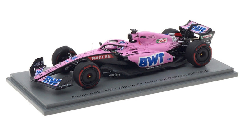 Spark - Renault F1 A522 Team Alpine Bwt #14 Bahrain Gp 2022 Fernando Alonso Escala 1:43 En