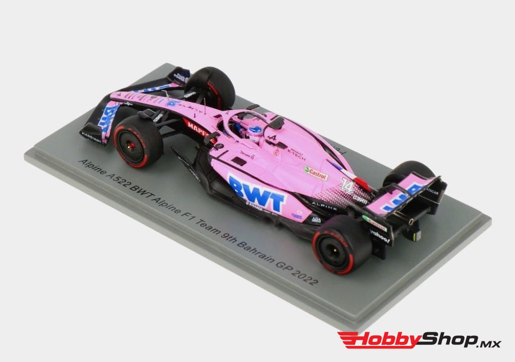 Spark - Renault F1 A522 Team Alpine Bwt #14 Bahrain Gp 2022 Fernando Alonso Escala 1:43 En
